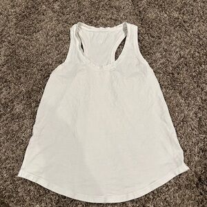 Lululemon Athletica White Tank Top